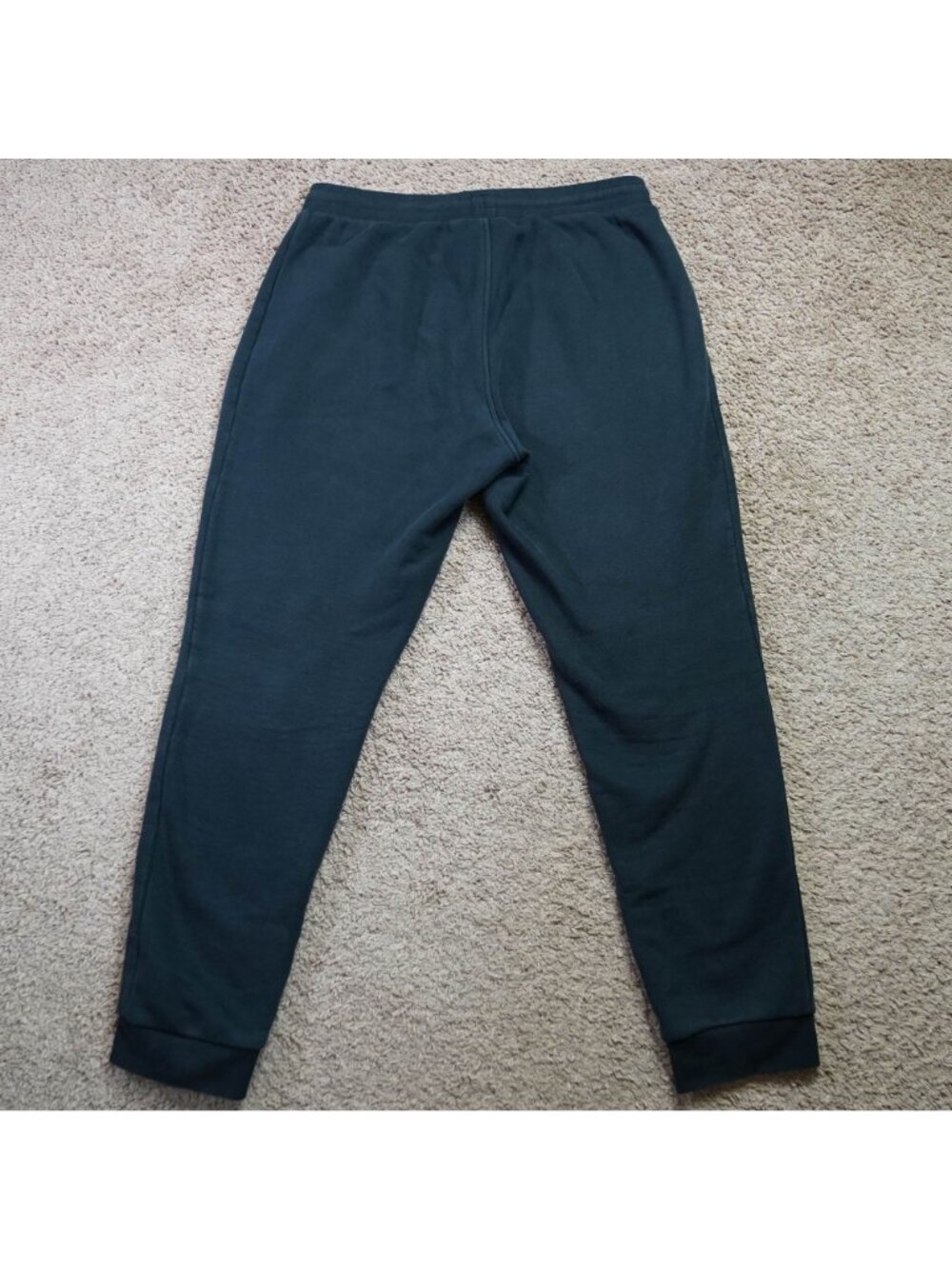 Adidas Jogger Sweatpants Mens L Black Zipped Pockets Loungewear Athletic - Picture 2 of 10